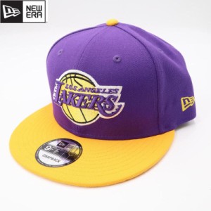 NEWERA ニューエラ ロサンゼルス レイカーズ Lakers キャップ CAP 帽子 9FIFTY ストレートキャップ バスケ バスケットボール NBA メンズ 