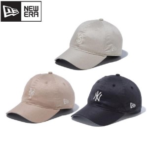 ニューエラ NEWERA スウェード キャップ CAP 帽子 9TWENTY MLB パドレス メッツ ヤンキース ロゴ 刺繍 ユニセックス  グレージュ ベージ