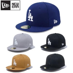 NEWERA ニューエラ ロサンゼルス ドジャース LA 59FIFT CAP キャップ 帽子 大谷翔平 MLB メジャーリーグ 刺繍 ロゴ ブルー  グレー ウィ