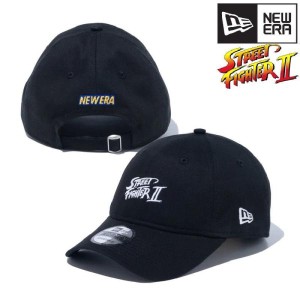 NEWERA ニューエラ STREET FIGHTER II ストリートファイターII コラボ 9TWENTY CAP キャップ 帽子 ロゴ 刺繍 ユニセックス ブラック
