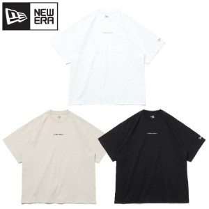 NEWERA ニューエラ 半袖 Tシャツ ティーシャツ 半袖Tシャツ ロゴ ワンポイント 刺繍 コットン ユニセックス メンズ レディース ホワイト 