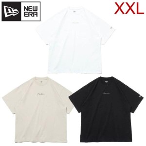 大きいサイズ NEWERA ニューエラ 半袖 Tシャツ ティーシャツ 半袖Tシャツ ロゴ ワンポイント 刺繍 コットン ユニセックス メンズ レディ