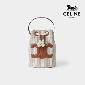 【数量限定】celine セリーヌ 新品 CELINE バッグ ハンドバッグ テキスタイルとカーフスキンドロース トリングバッグ