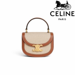 セリーヌ celine CELINE 一点限定 バッグ セリーヌ トリオンフ テキスタイル カーフスキン MINI BESACE TRIOMPHE 並行輸入品 展示品 新品