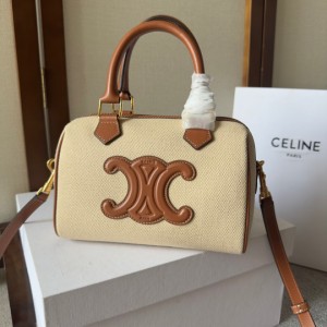 【一点限定】celine セリーヌ CELINE キュイル トリオンフ スモール ボストンバッグ バッグ トリオンフ ショルダー バッグ レザー 展示品