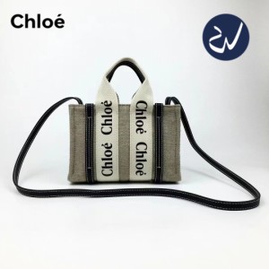 「20%OFF*タイムセール」クロエ CHLOE ショルダーバッグ ミニバッグ chloe トートバッグ ショルダー付き 2WAY ミニ 通勤 人気 ブルー WOO