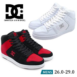 ディーシーシューズ DC SHOES MANTECA 4 HI マンテカ 4HI DM231001 DM005002 ブラック/レッド ホワイト スニーカー ハイカット 【メンズ