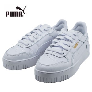 (P) プーマ PUMA レディース スニーカー 厚底 白 ホワイト キャリーナ ストリート 389390 カジュアル シューズ 運動靴 プレゼント 【レデ