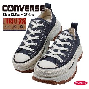 ALL STAR (R) オールスター （R） コンバース オールスター R トレックウェーブ OX スニーカー 厚底 レディース グレー キャンバス シュ