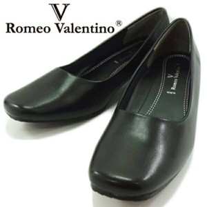 ロメオバレンチノ ROMEO VALENTINO VB3370 プレーン パンプス 3E 3.5cmヒール 走れるパンプス 痛くない黒 靴 フォーマル 通勤 就活 リク
