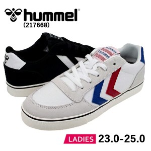 HUMMEL STADIL LX-E CANVAS ヒュンメル 217668 スポーツ カジュアル スニーカー シューズ ブラック ホワイト/ブルー 【レディース】