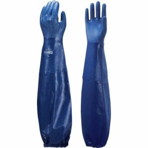 【5双販売】ショーワグローブ ロングゴム手袋 腕カバー付き手袋 全長65cm 水産ニトローブ774 TYPE-R65