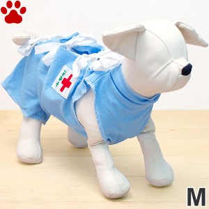 ミュウ＆バァウ　メディカルウェア　治療中　M　ブルー　超小型犬　猫　日本製　体　傷　保護　かわいい　服　M＆B　エムビープロジェク