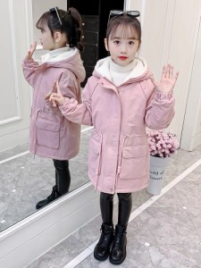 2023aw コート 子供服 秋冬 モッズコート 女の子 フード付き 暖かい カーディガン 子ども服 アウター 長袖 防寒服 可愛い キッズコート 