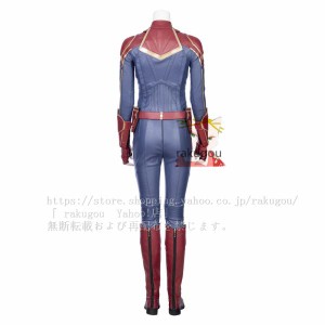 キャプテン・マーベル キャロル・ダンバース Captain Marvel Carol Danvers ジャンプスーツ コスプレ衣装 激安 アニメ コスチューム 仮装