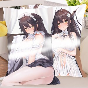 短納期 アズールレーン  抱き枕 メイド服  コスプレ 枕カバー  40*40cm 45*75cm  180*60cm  クッション別売 追加可