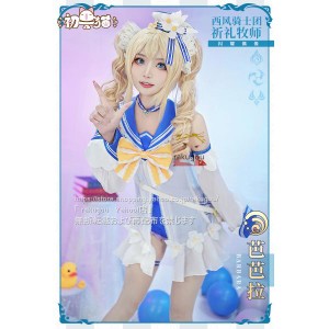 初獣猫製品　原神 cos　バーバラ　(  Barbara)　コスプレ 衣装  水着  同人衣装※ ウィッグ追加可