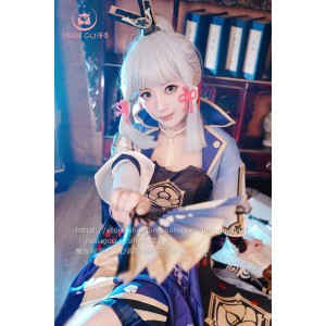 漫骨製品】原神 cos 神里綾華 コスプレ かみさとあやか コスプレ衣装 ※ウイッグ、靴、武器追加可