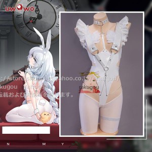 Uwowo製品】予約90日目安 コスプレ アズールレーン ル・マラン 昼寝好きのラピヌ 耳カチューシャ付き コスプレ衣装※ウィッグ別売