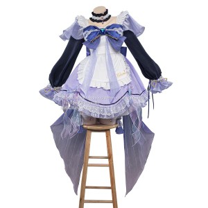 Uwowo】原神 珊瑚宮 心海 メイド服 コスプレ衣装 さんごのみや  cosplay イベント パーティー コスチューム 変装 仮装 仮装用ウィッグ