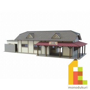 さんけい みにちゅあーとキット 1/87 情景シリーズ 【駅舎-3】 MK05-12