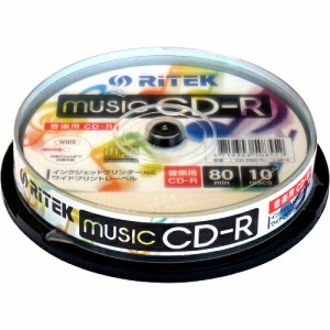 【即配】 RiDATA 音楽録音用CD-R  1回録音用 CD-RMU80.10SP A  80分 10枚