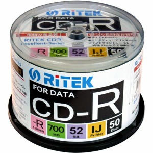 【即配】 RiDATA データ用CD-R 1回記録用 CD-R700EXWP.50RT C  700MB 50枚