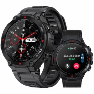 スマートウォッチ 通話 活動量計 Bluetooth5.0 通話機能付き 多機能 smart watch 天気予報 遠隔撮影 音楽再生 多種類文字盤Line/Facebook