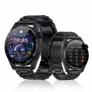 スマートウォッチ 2022 通話 Bluetooth5.0 活動量計 IP68防水 smart watchスマートブレスレット 300mAh 長持ちバッテリー iPhone/Android