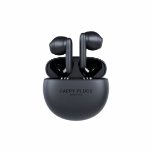 HAPPY PLUGS ハッピープラグス 完全ワイヤレスイヤホン JOY-LITE-BLACK ブラック　通話対応　29時間再生