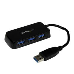 StarTech.com USBハブ/USB 3.0/USB-A - 3x USB-A/バスパワー/ブラック(ST4300MINU3B) 目安在庫=○