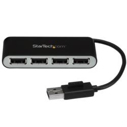 StarTech.com USBハブ/USB 2.0/USB-A - 4x USB-A/LAN/バスパワー/ブラック(ST4200MINI2) 目安在庫=○