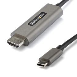 ＳｔａｒＴｅｃｈ．ｃｏｍ ディスプレイ変換ケーブル/USB-C - HDMI/1m/4K60Hz/HBR3/BK(CDP2HDMM1MH) 目安在庫=○