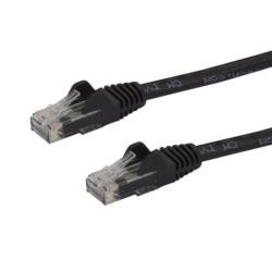 StarTech.com カテゴリ6(CAT6)LANケーブル/15m/ブラック/ツメ折れ防止機構(N6PATC15MBK) 目安在庫=△