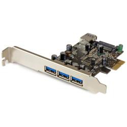 StarTech.com USB増設カード/PCIe 2.0 - 1x USB-A内部 + 3x USB-A外部/5Gbps(PEXUSB3S42) 目安在庫=△