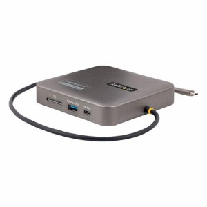 ＳｔａｒＴｅｃｈ．ｃｏｍ USBマルチハブ／USB-C／2画面／4K60Hz HDMI／100W／2x USB／LAN／SD(102B-USBC-MULTIPORT) 目安在庫=○