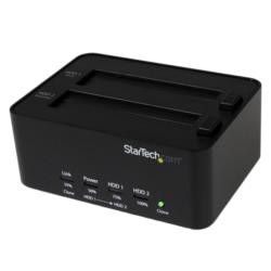 StarTech.com HDD/SSDスタンド/USB 3.0/2x 2.5/3.5インチHDD/5Gbps/複製PC不要(SATDOCK2REU3) 目安在庫=△