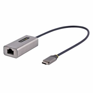 ＳｔａｒＴｅｃｈ．ｃｏｍ USB有線LANアダプター/USB-C接続/USB 3.2 Gen1/10/100/1000Mbps/30cm一体型(US1GC30B2) 目安在庫=○
