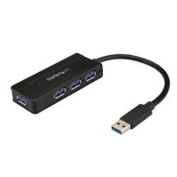 StarTech.com USBハブ/USB 3.0/USB-A - 4x USB-A/ACアダプター付属/ブラック(ST4300MINI) 目安在庫=△