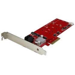 StarTech.com PCI Expressカード/x4/2x M.2 SATA SSD増設/B-Key/NGFF(PEXM2SAT3422) 目安在庫=△