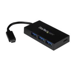 StarTech.com USBハブ/USB 3.0/USB-C - 3xA+1xC/バスパワー/TB3互換/ブラック(HB30C3A1CFB) 目安在庫=○