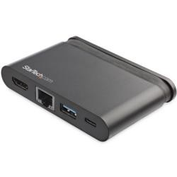 StarTech.com USBマルチハブ/USB-C/4K30Hz HDMI/100W PD/2x USB/LAN/TB3(DKT30CHCPD) 目安在庫=△