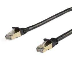 ＳｔａｒＴｅｃｈ．ｃｏｍ カテゴリ6A(CAT6A)LANケーブル/10m/ブラック/STP/ツメ折れ防止(6ASPAT10MBK) 目安在庫=△