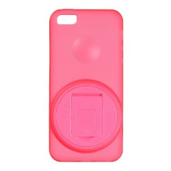 グリーンハウス iPhone 5用回転スタンド付きシェルカバー ピンク GH-CA-IP5RP メーカー在庫品