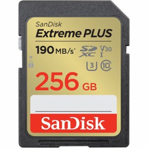 サンディスク エクストリーム プラス SDXC UHS-I カード 256GB(SDSDXWA-256G-JNJIP) 目安在庫=△