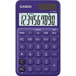 カシオ計算機 SL-300C-PL-N カシオ手帳型カラフル電卓 メーカー在庫品