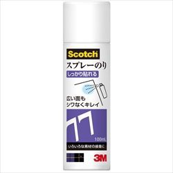 ３Ｍ ３Ｍ(TM) ミニ缶スプレーのり 100ml (3M-S/N-77-MINI-100ML) 目安在庫=○