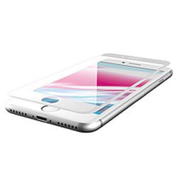 エレコム iPhone 8 フルカバーガラスフィルム 超強化 ホワイト PM-A17MFLGHRWH 目安在庫=△