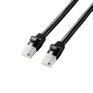 エレコム LANケーブル/CAT6A/爪折れ防止/10m/ブラック(LD-GPAT/BK100) メーカー在庫品