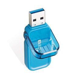 エレコム USBメモリー USB3.1(Gen1)対応 フリップキャップ式 32GB ブルー(MF-FCU3032GBU) メーカー在庫品